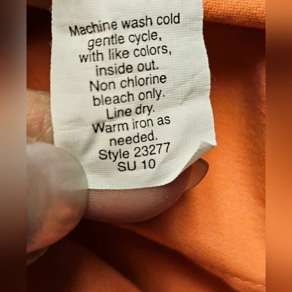 J. CREW Skirt Sz 4 Stretch, Coral - Picture 7 of 7